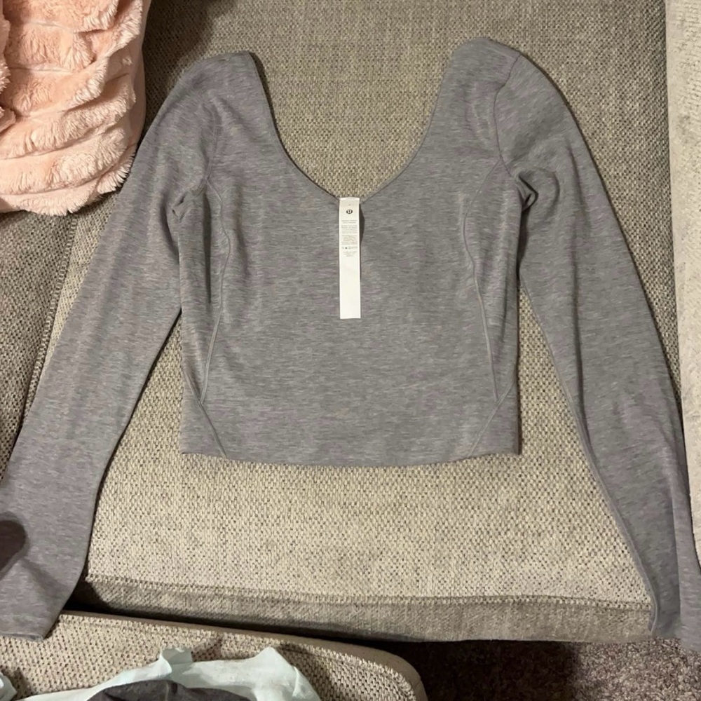 Lululemon Grey Align Long Sleeve